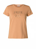 Yest Terracotta & Bronze Sequin Free Spirit T-Shirt