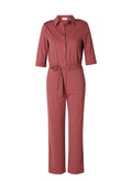 Yest Plum & Gold Utility Style Jumpsuit