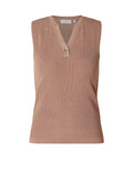 Yest Champagne Metallic Lurex Top