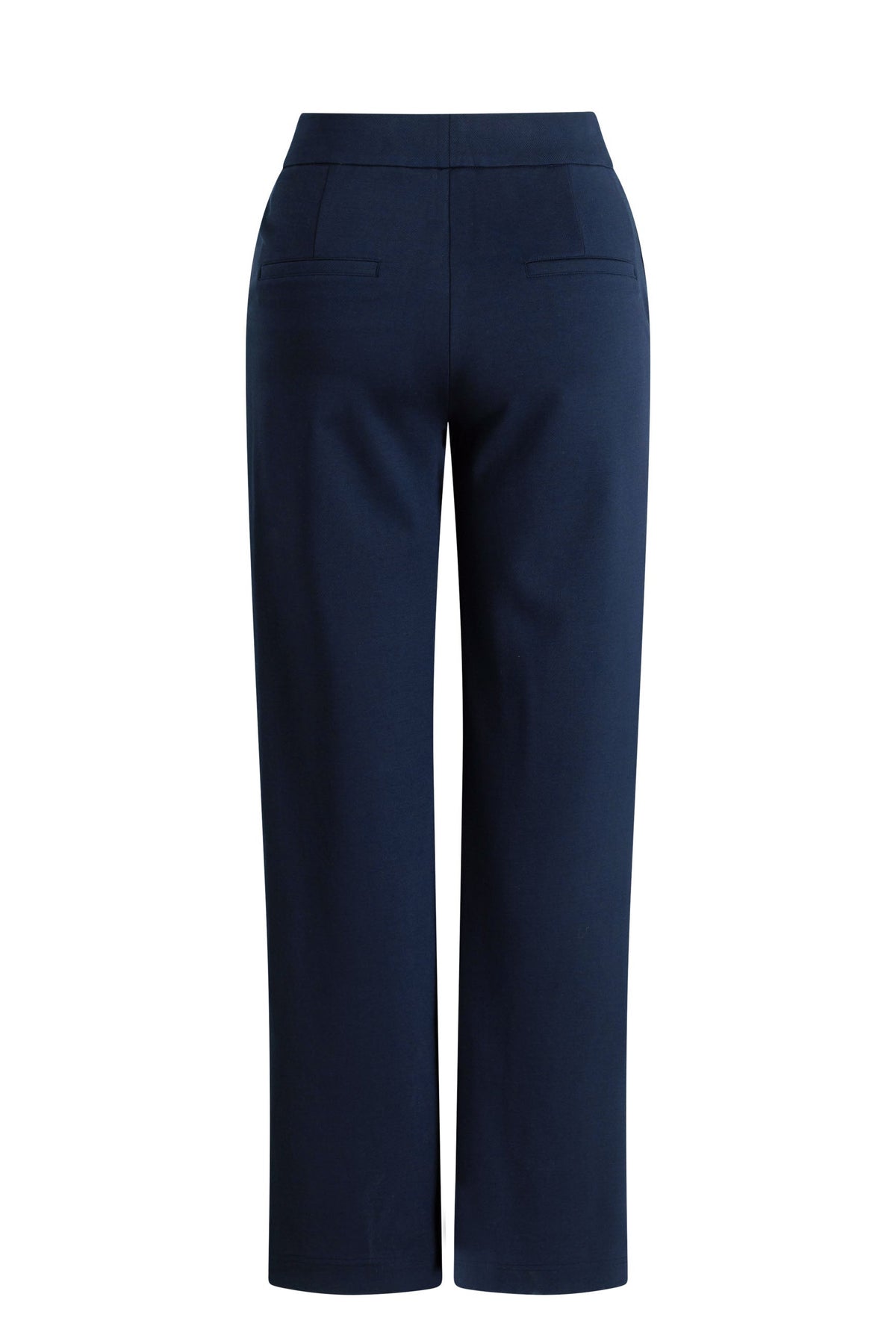 Yest Navy Blue Stretch Wide Leg Trousers