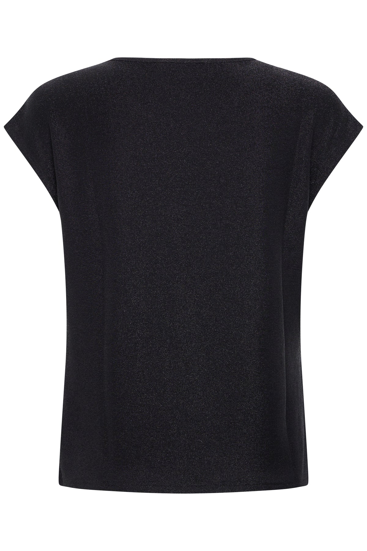Fransa Meterorite Black Glitter Knit Top