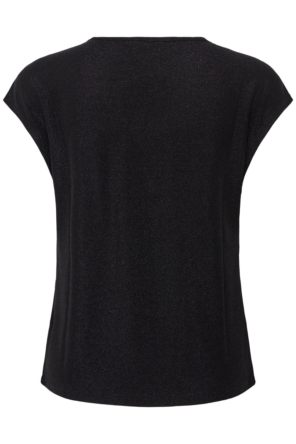 Fransa Salute Navy Blue Glitter Knit Top