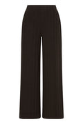 B Young Java Brown & Black Mix Herringbone Wide Leg Trousers