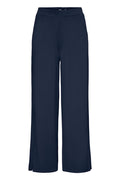 Fransa Navy Blue Super Soft Modal Wide Leg Trousers