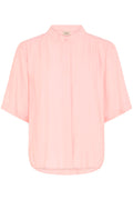 Fransa Lotus Pink Collared Blouse