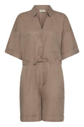 Fransa Macchiato Utility Style Playsuit