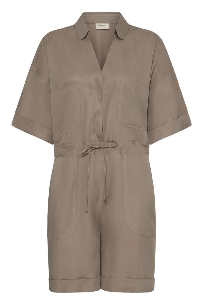 Fransa Macchiato Utility Style Playsuit