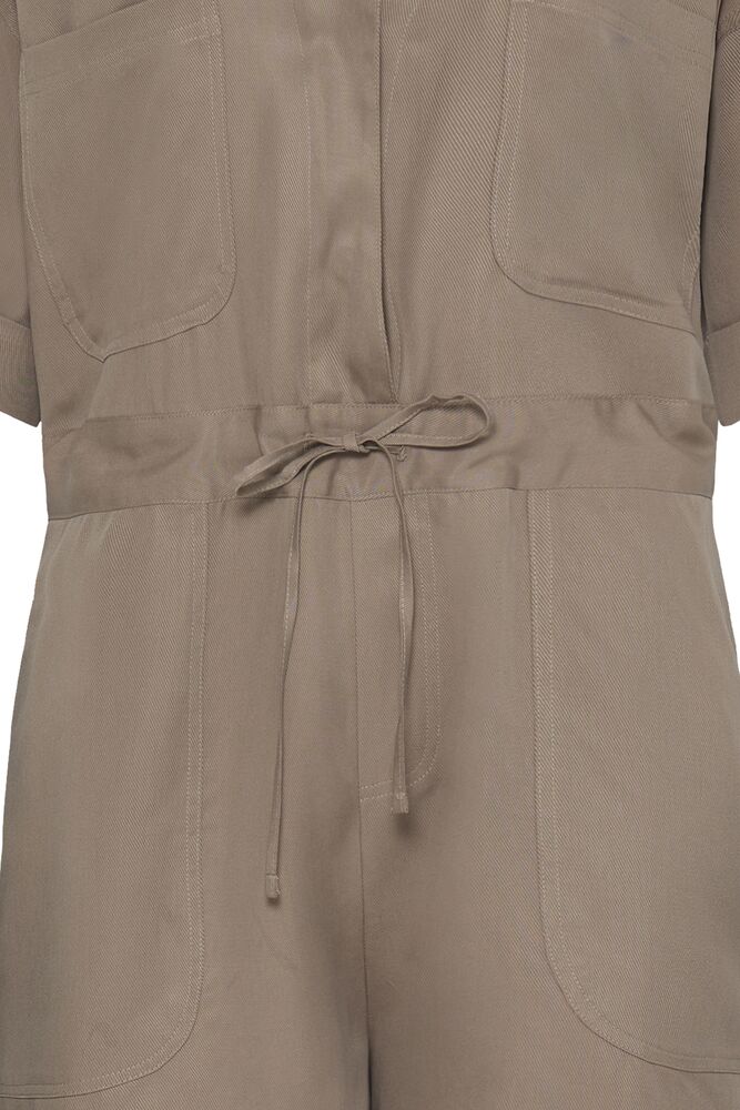 Fransa Macchiato Utility Style Playsuit