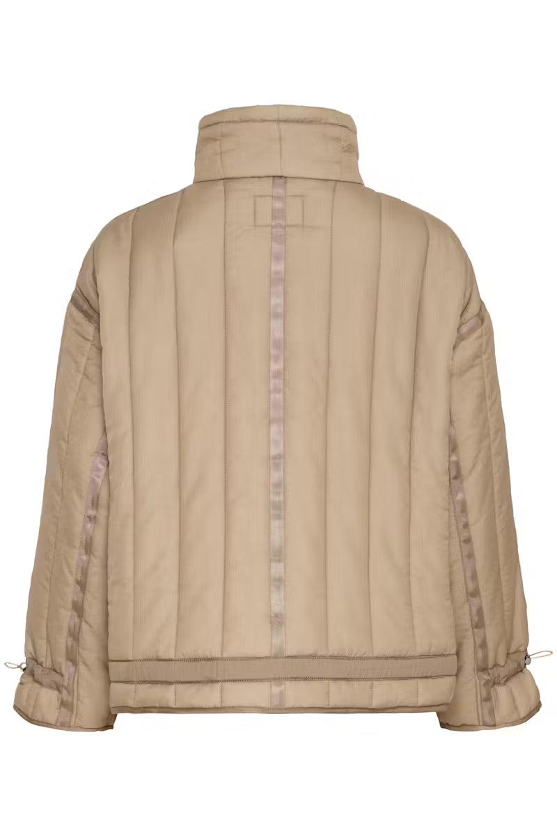 Fransa Premium Desert Taupe Utility Style Padded Jacket