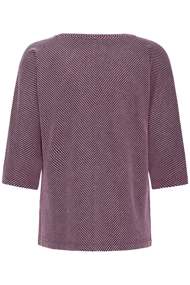 Fransa Port Royale Striped Chevron Top
