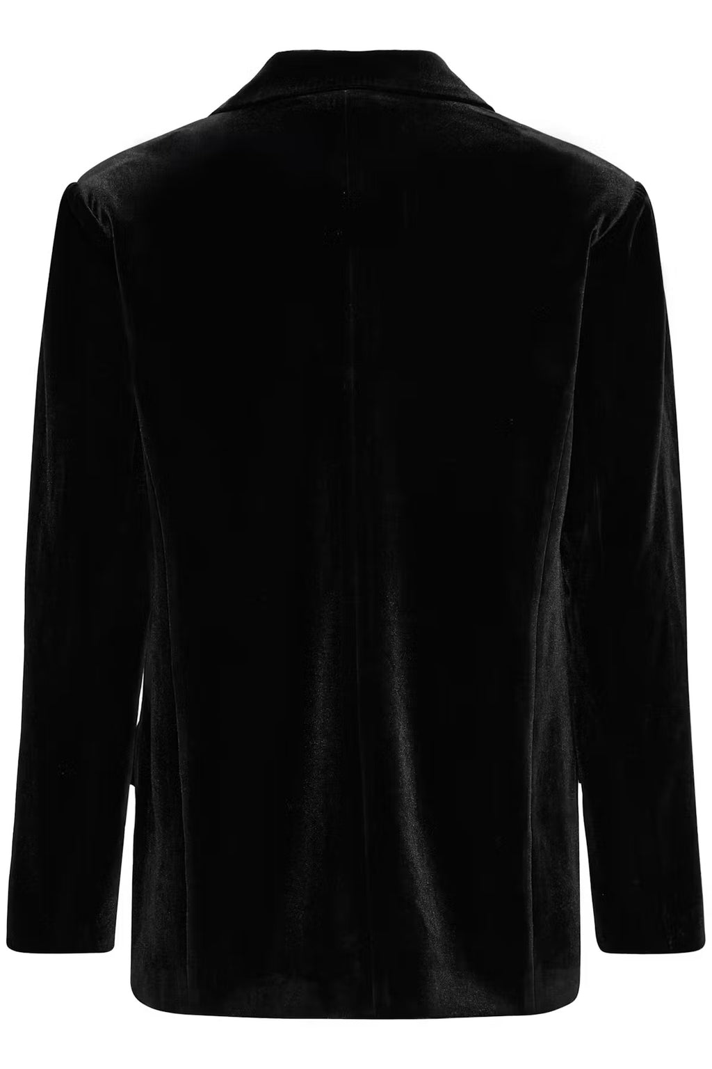 Fransa Premium Black Velvet Tailored Blazer