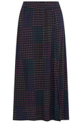 Sugarhill Brighton Mixed Polka Dot Midi Skirt