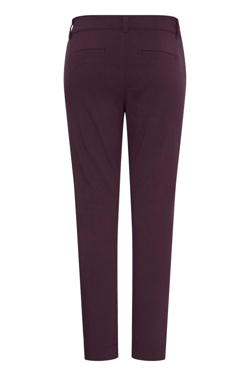 B Young Fudge Red Tailored Chino Style Trousers