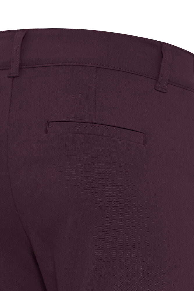 B Young Fudge Red Tailored Chino Style Trousers